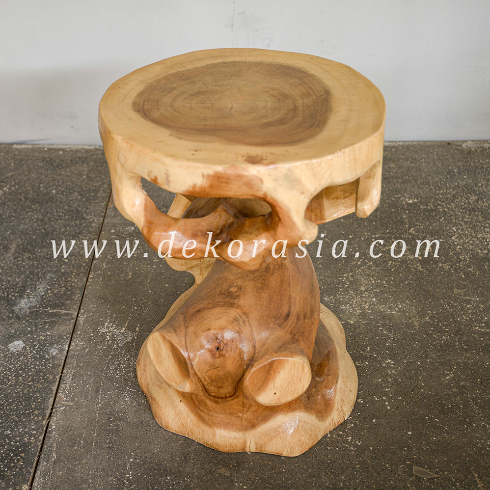 Bonsai Stool - Wooden Stools for Home Furniture - Image 2