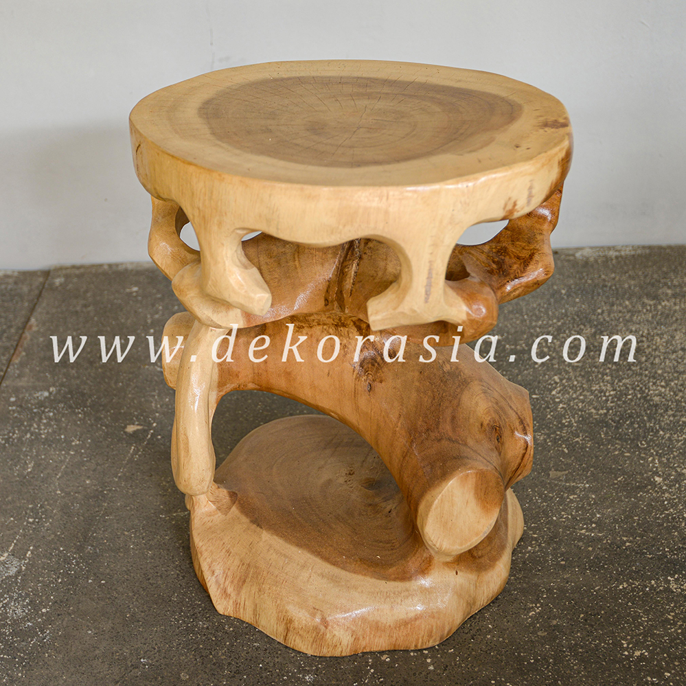 Bonsai Stool - Wooden Stools for Home Furniture - Image 4