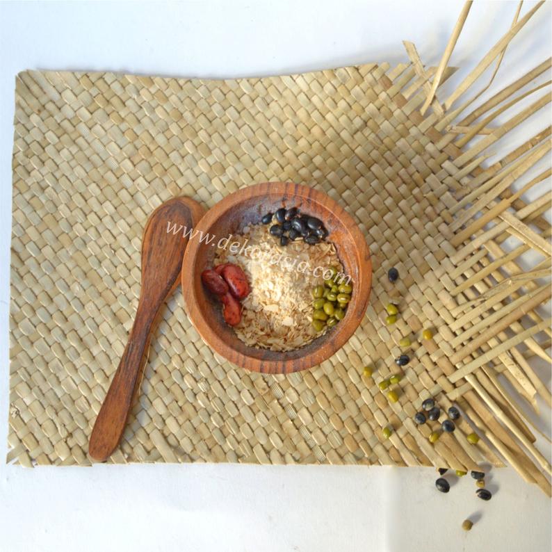 Mini Teak Bowl Wood Round Size Dia 3 to 4 inches, Wood Bowls Kitchenware - Image 1
