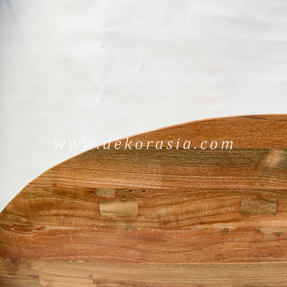 High Quality Wooden Oval Table Top, Wood Table Oval Shape for Dining Tables Home Furniture - Image 3