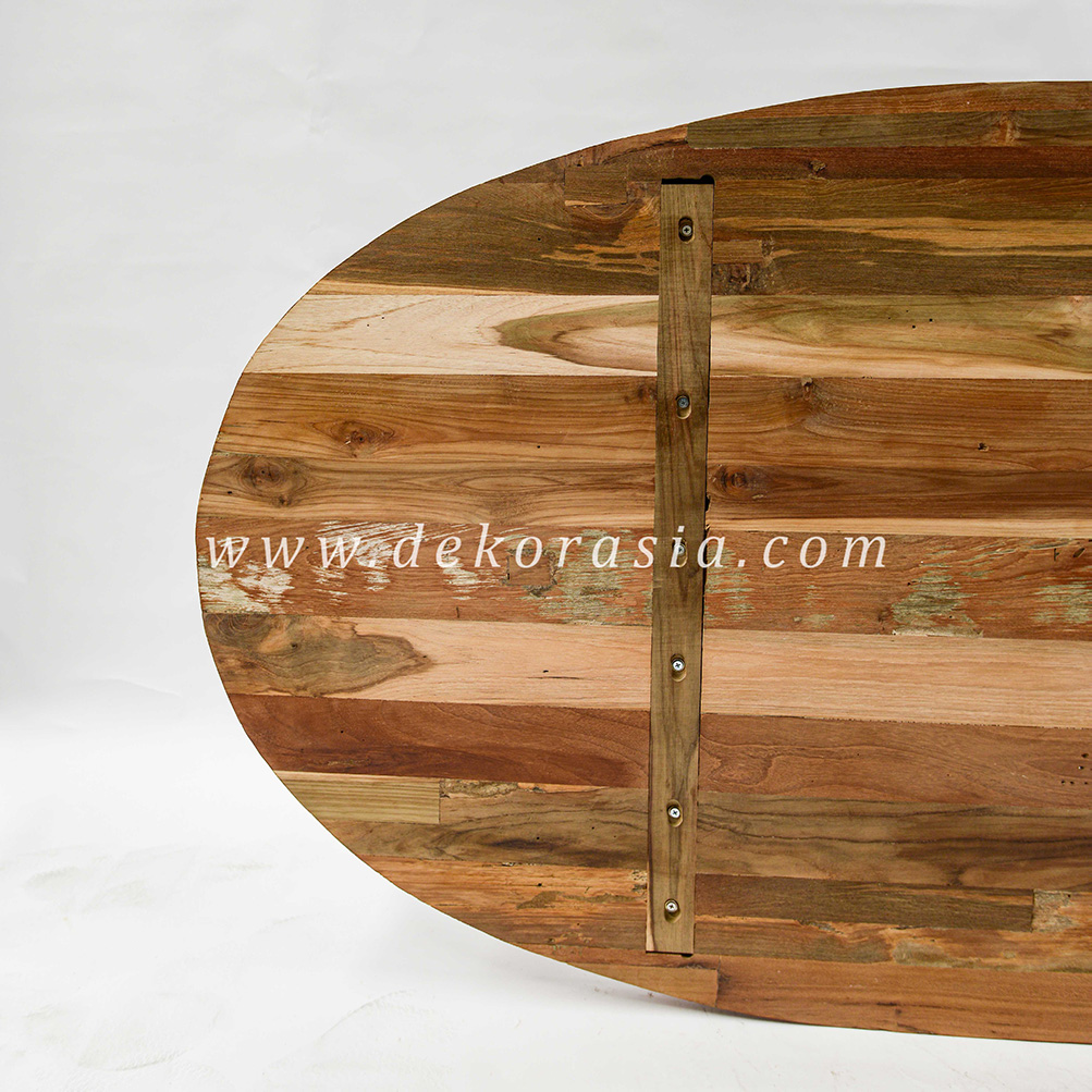 High Quality Wooden Oval Table Top, Wood Table Oval Shape for Dining Tables Home Furniture - Image 4