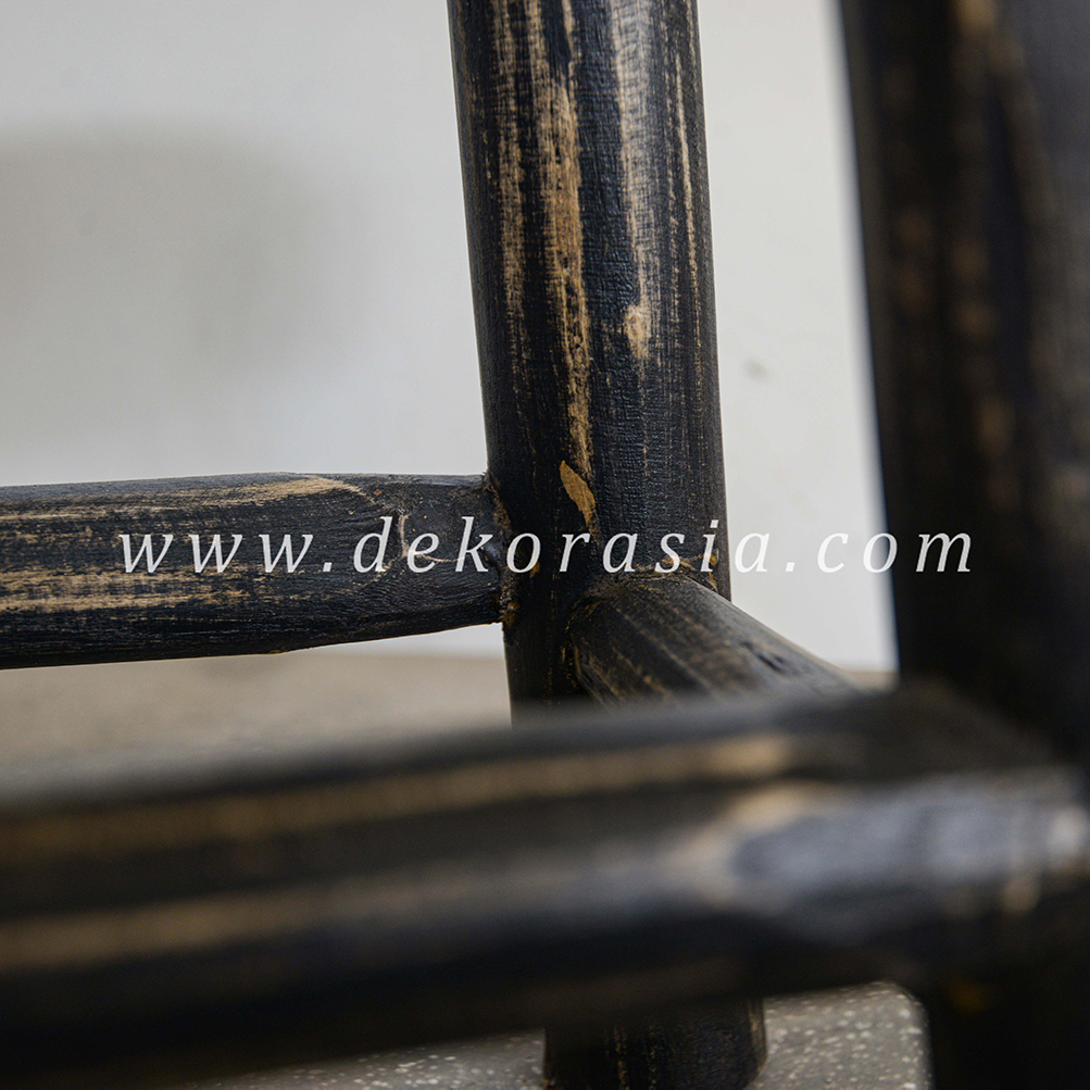 Round Wash Stool - Wooden Stools for Home Furniture - Image 4