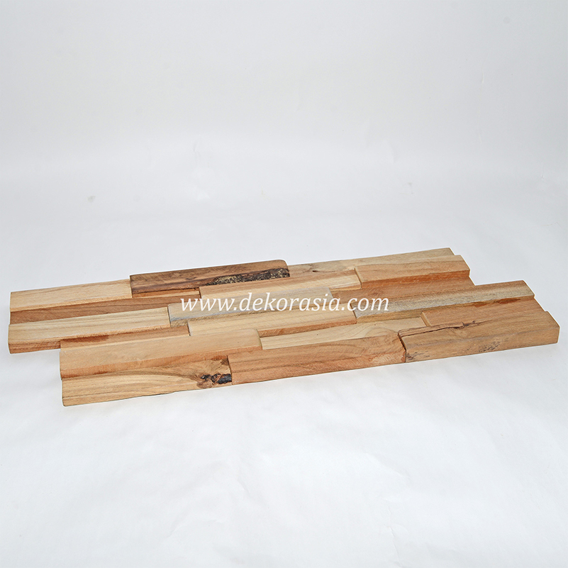 Natural Teak Wall Cladding, Wood Wall Flooring Wood Interior Decorative - Image 3