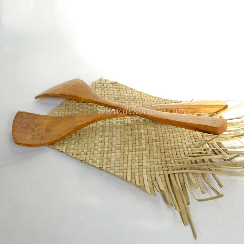 Teak Wood Stir Fry Utensil, Kitchen Utensils Set Cooking, Kitchenware - Image 2