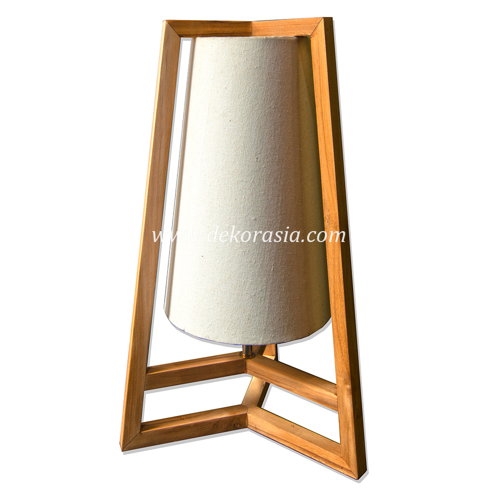 Tripod Table Lamp for Home Decoration - Wooden Lamp Decorative - Image 1