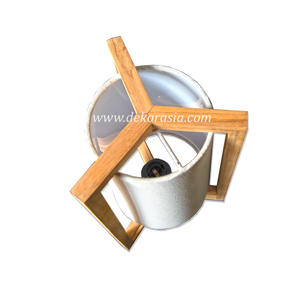 Tripod Table Lamp for Home Decoration - Wooden Lamp Decorative - Image 2