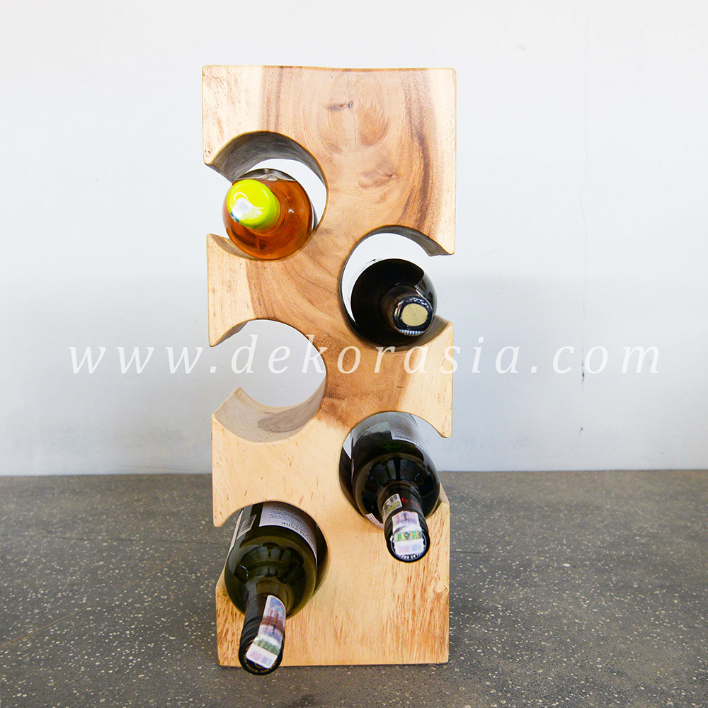 Wine Holder Display Racks, Wine Bottle Holder with 5 Hole - Image 2