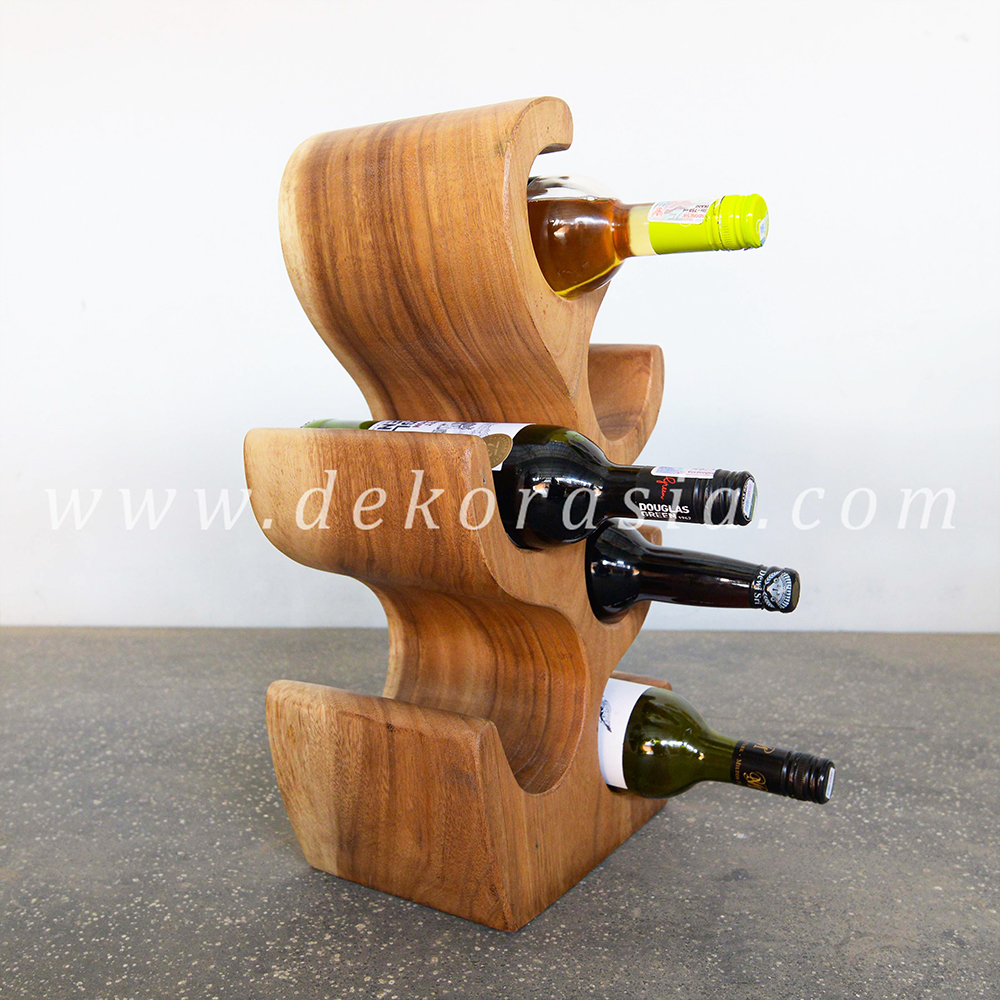 Wine Bottle Holder with 6 Hole - Wine Storage Display Racks - Image 2
