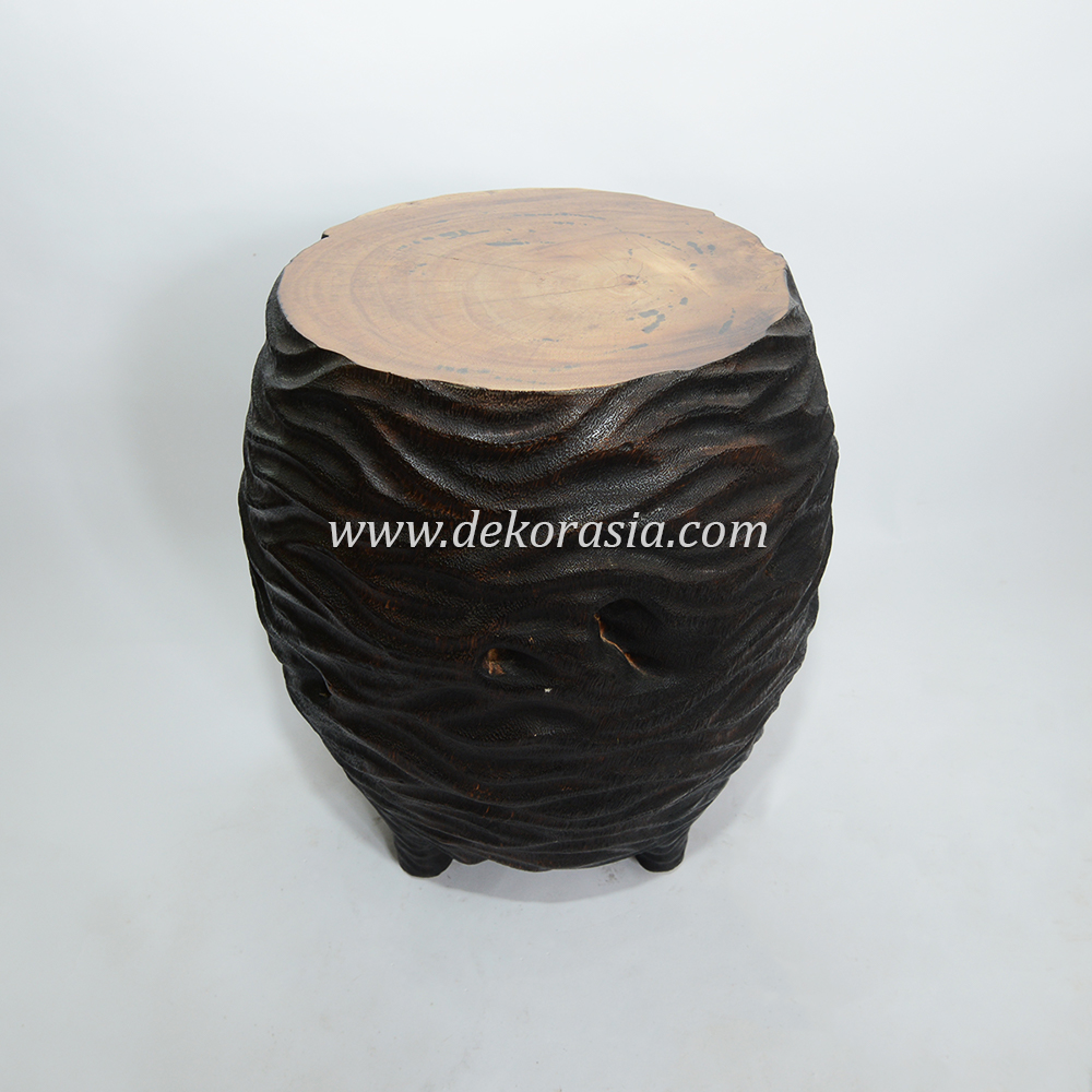 Wooden Stool Living Room Furniture, Wood Stool Modern Design Solid Wood Stool Home Decoration - Image 4