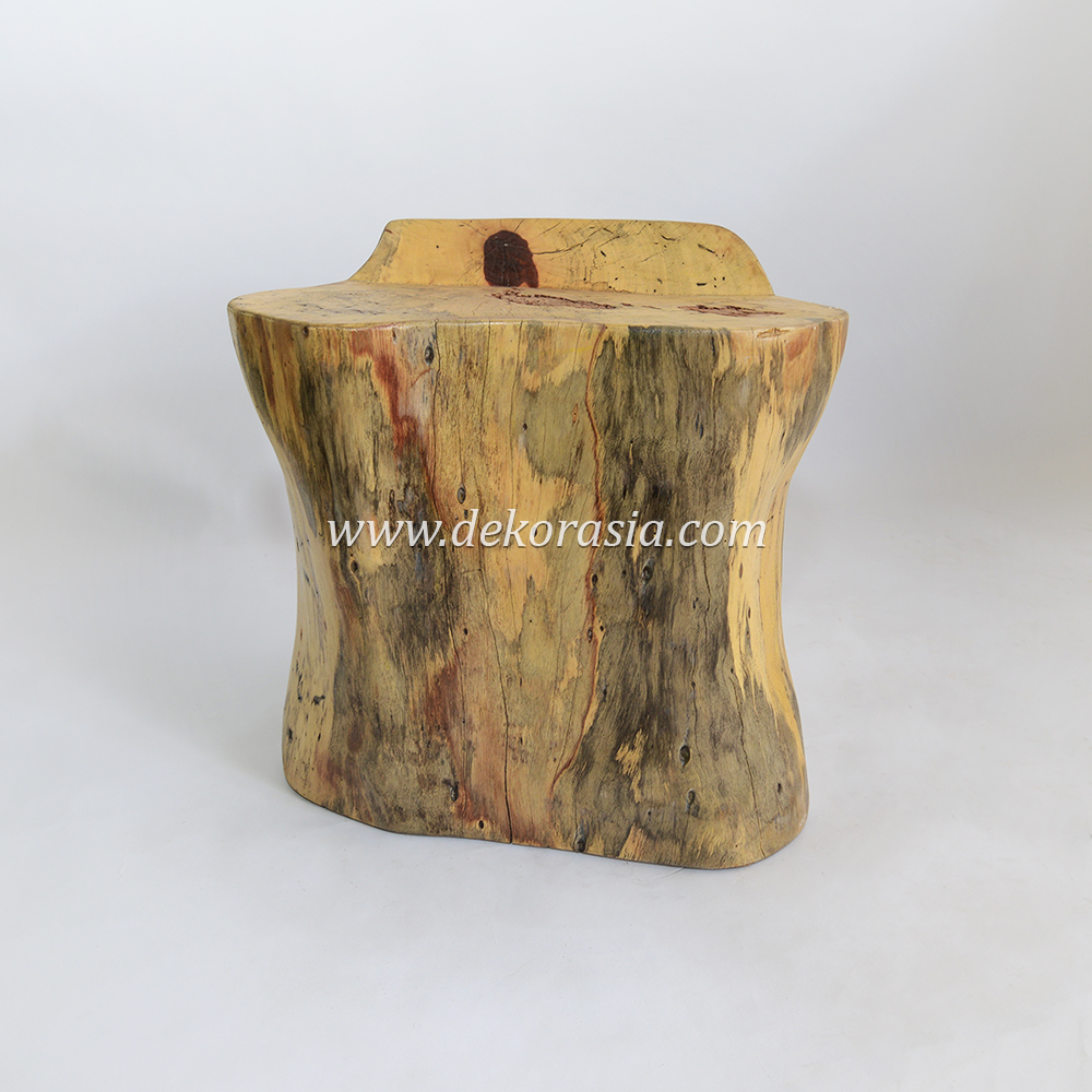 Vintage Home Decor Wood Stool Furniture, Tamarind Wood Stool Decorative, Solid Wood Stool Chair - Image 2