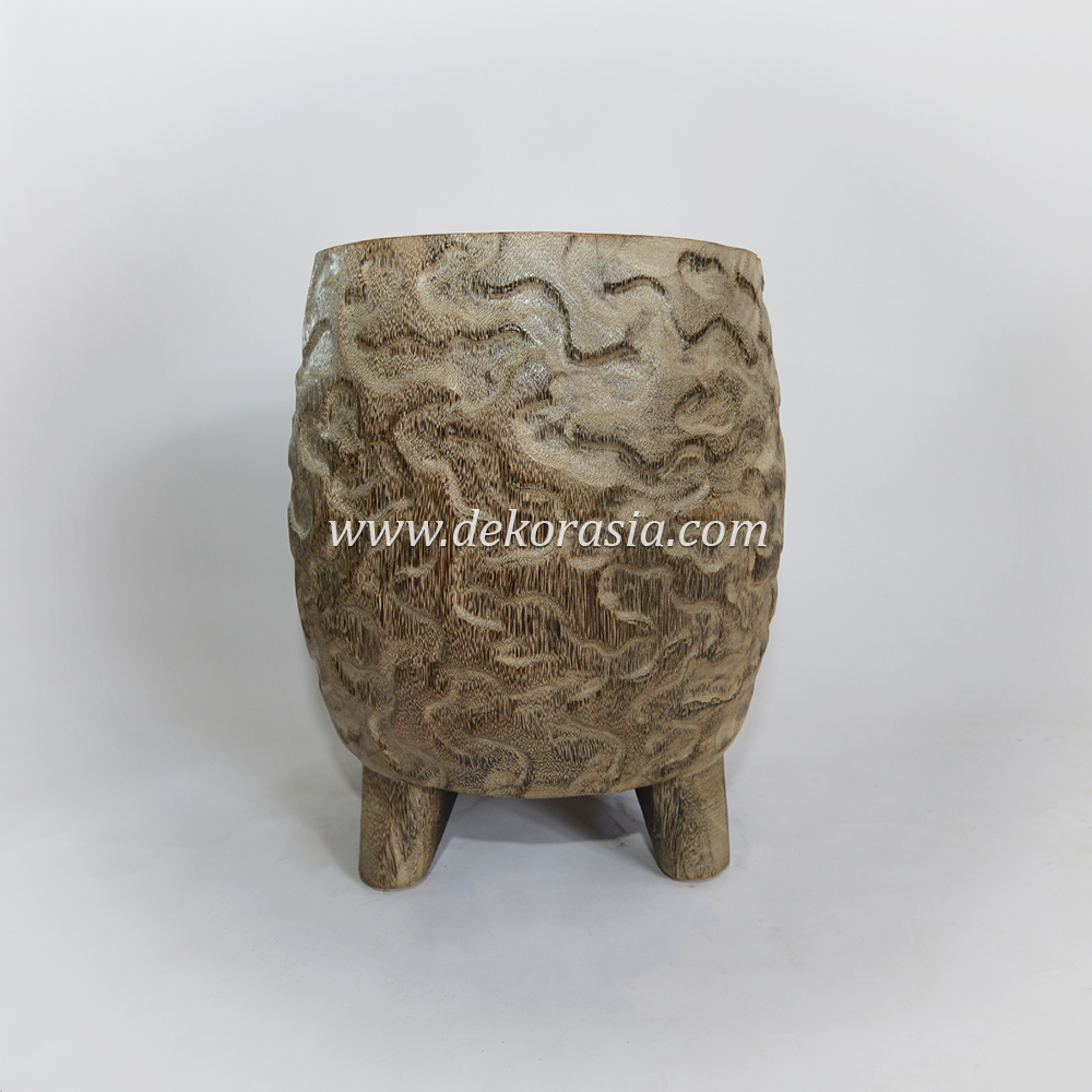 Wood Stool Decorative with Legs, Home Furniture Wooden Stool Chair, Wooden Stool with Carved Motifs - Image 2