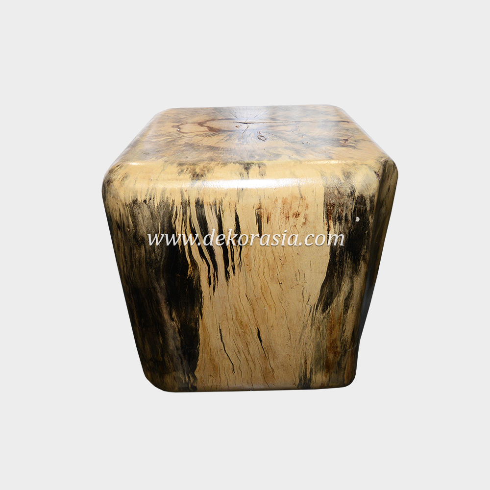 Antique Solid Wood Stool, Tamarind Wooden Stool Decorative, Wood Stool Home Living Room Furniture - Image 2