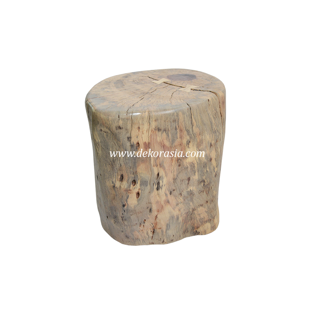 Natural Solid Wood Bar Stools, Wooden Stool Decorative, Vintage Wooden Stool Wood Furniture - Image 1