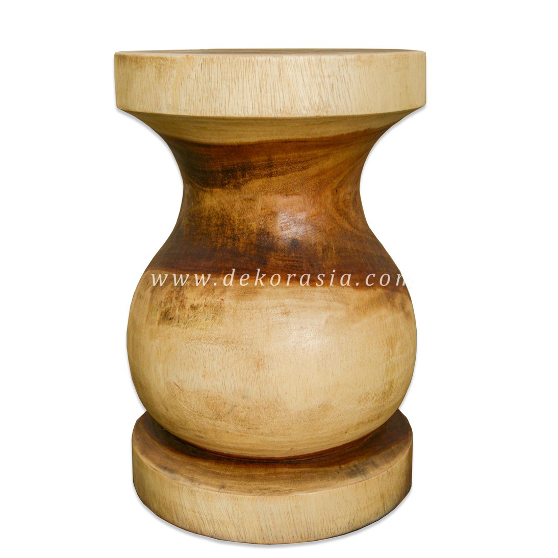 Carved Wooden Stool - Wooden Suar Stools for Home Furniture - Image 2