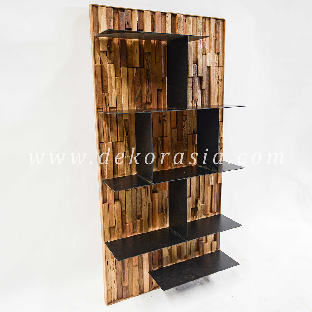 Multi-function Hanging Storage Wood Rack, Wall Hanging Rack Kitchen, Rack Storage Holders & Racks Modern - Image 4