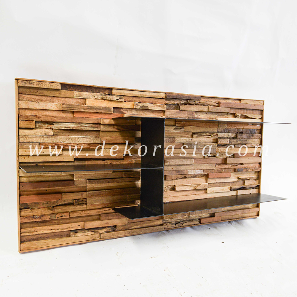 Multi-function Hanging Storage Wood Rack, Wall Hanging Rack Kitchen, Rack Storage Holders & Racks Modern - Image 2