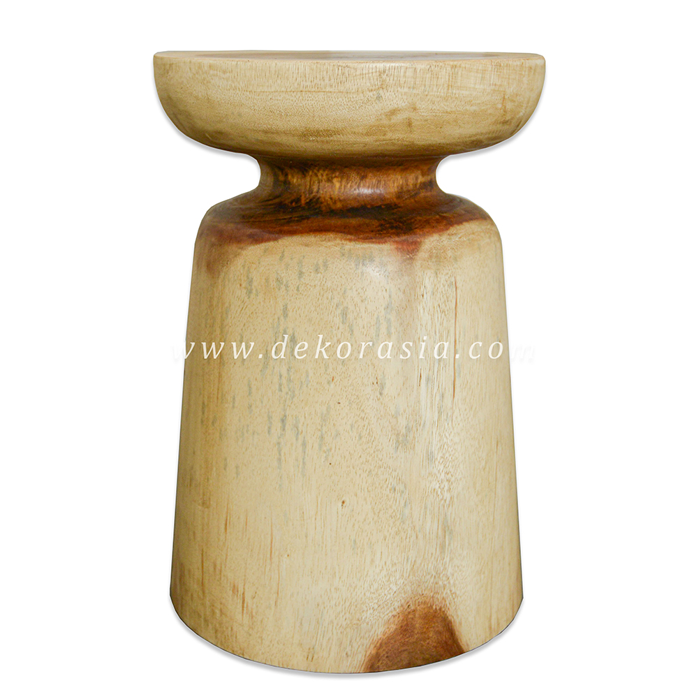 Mushroom Wooden Stool for Home Furniture - Image 2