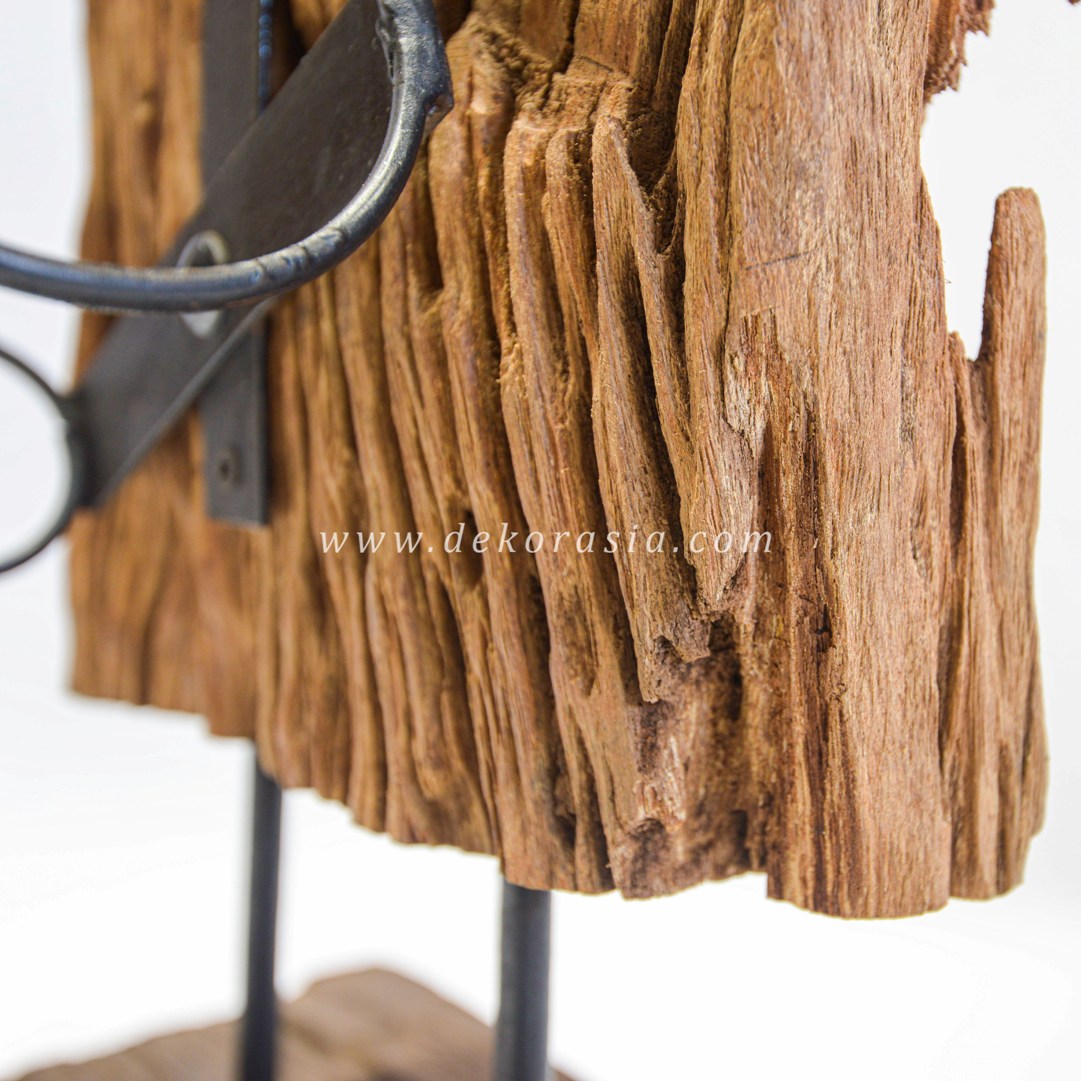 Natural Wood Wine Rack, 3 Bottle Wine Rack - Image 4