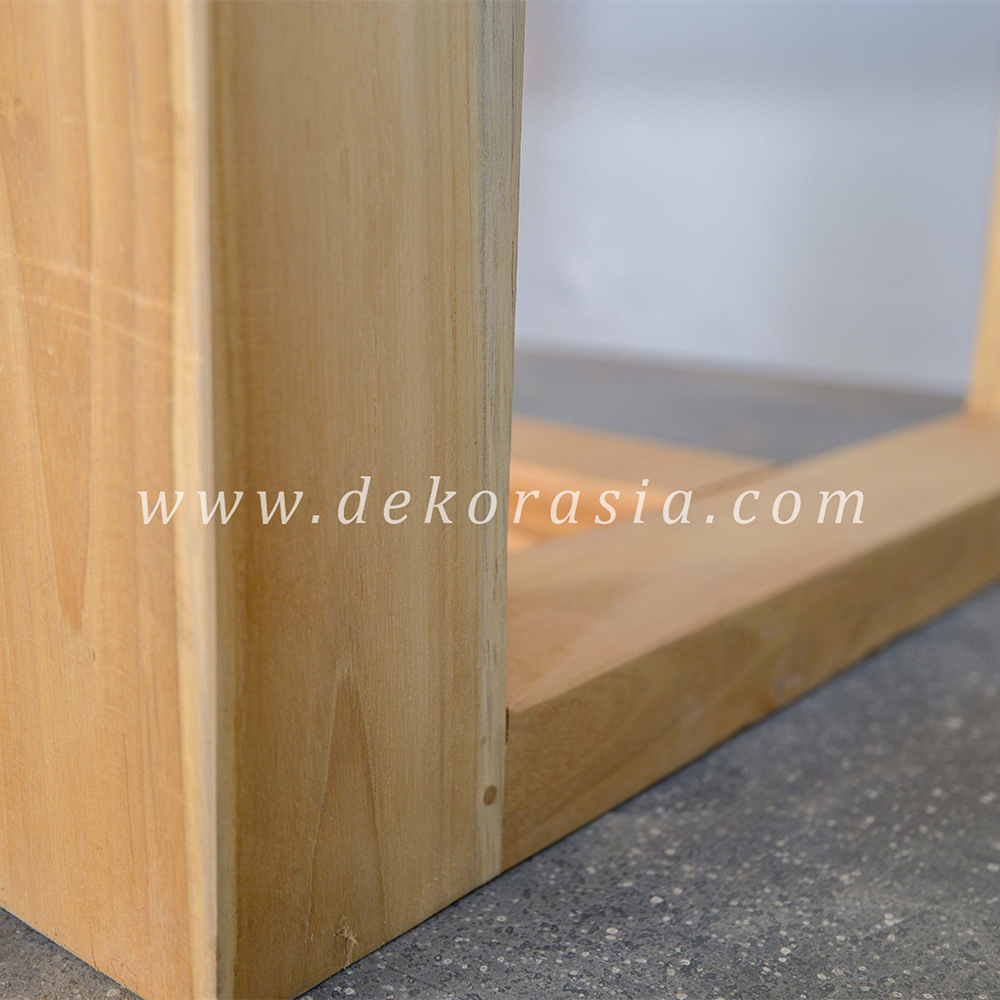Rectangle Teak Table, Natural Wood Table for Dining Room or Meeting, Table Luxury Home Furniture - Image 3
