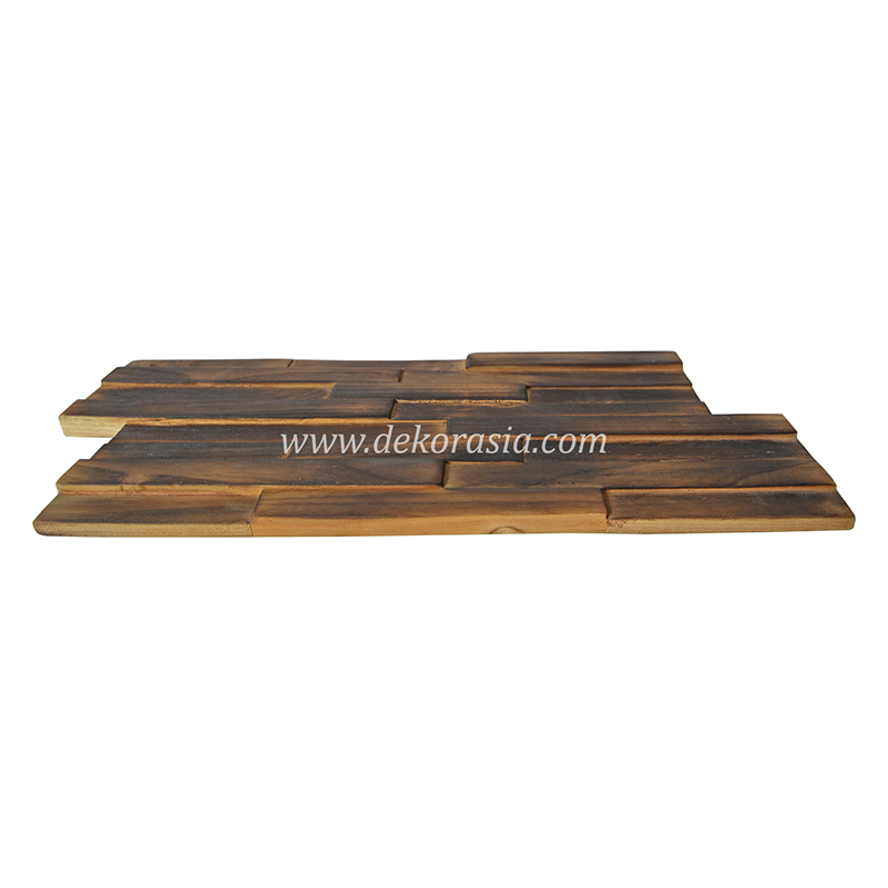 Wood Wall Rustic Ripple, Natural Wood Wall Cladding - Image 2