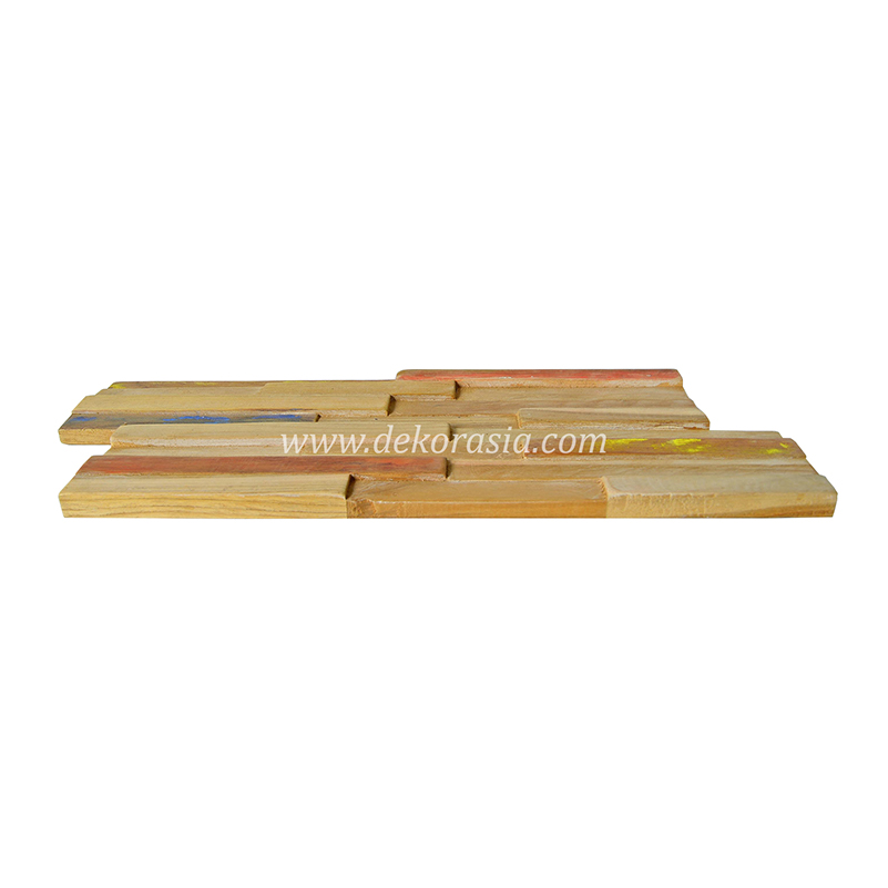Wood Wall Rainbow, Natural Wood Wall Cladding - Image 2