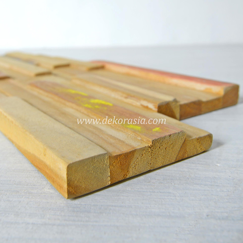 Wood Wall Rainbow, Natural Wood Wall Cladding - Image 3