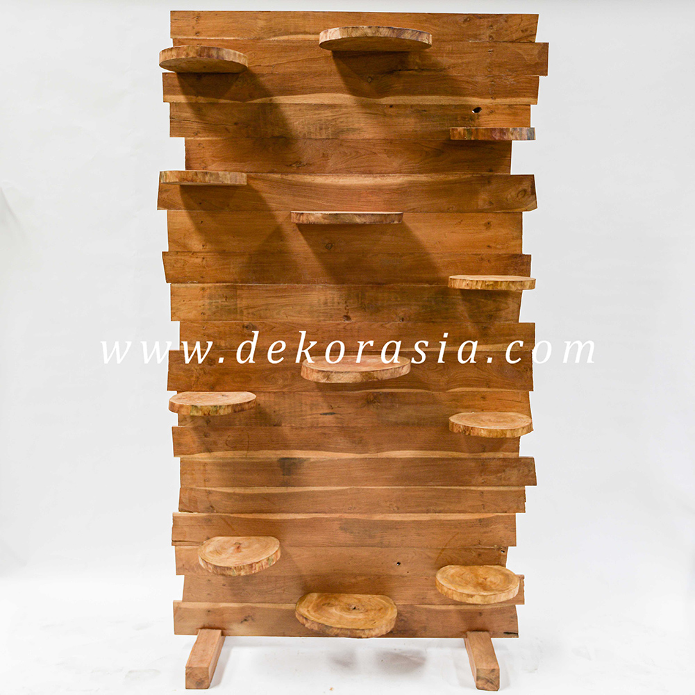 Teak Pot Stand Flower Decorative for Home Decoration - Flower Pot Stand Display Rack Garden Decoration - Image 2